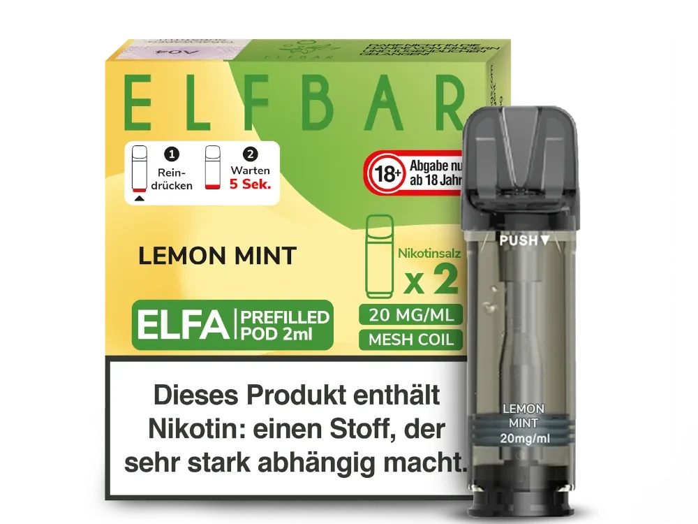ELFBAR ELFA Pod 2er Pack 20mg/ml - verschiedene Sorten Elfbar